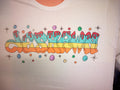 Short sleeve tshirts, and pants with graffiti names